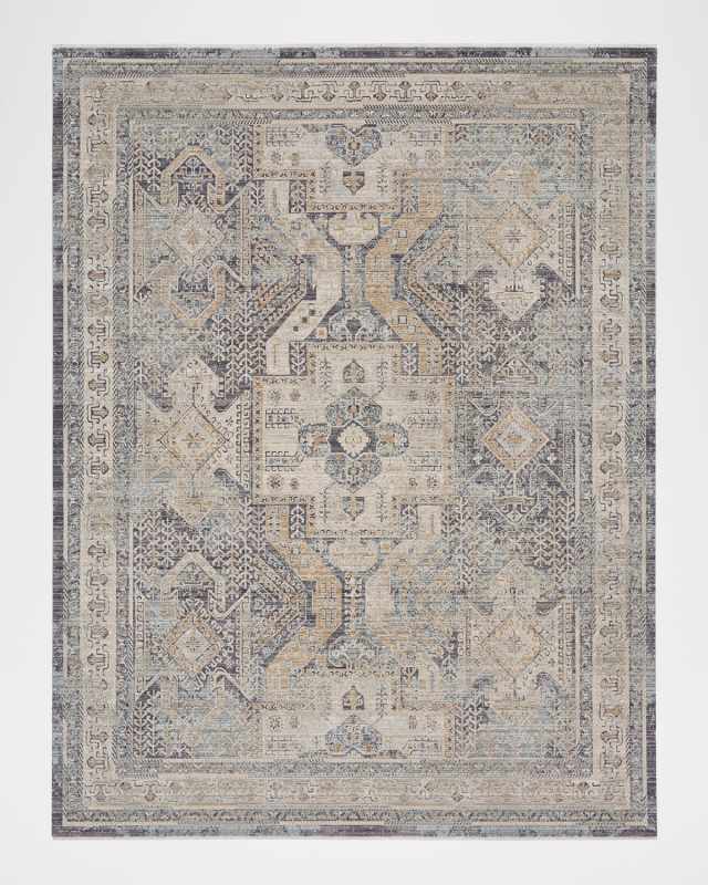 Lynx Charcoal Power-Loomed Rug, 8' x 10'